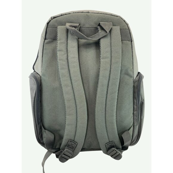 Bb Gear Backpack With Insulated Bottle Pocket & Multiple Compartments Gray - Picture 2 of 7